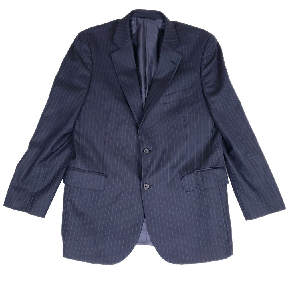 Brooks‎ Brothers 346 Madison Fit Pinstripe Suit Jacket Mens 42L Classic Business